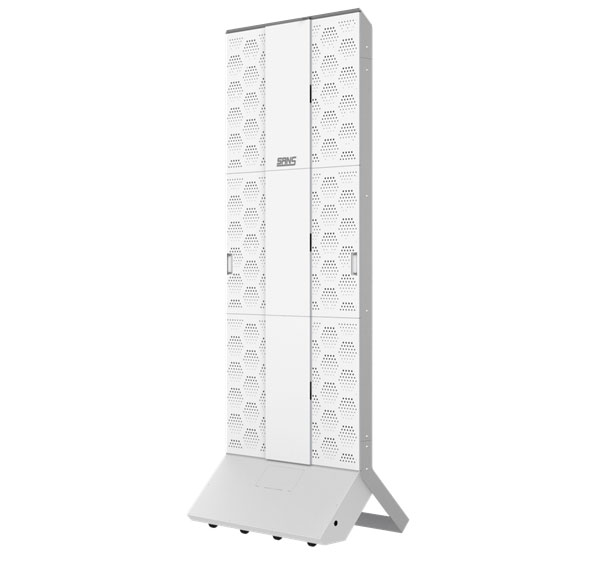 上海三思廣告機背部獨立散熱孔