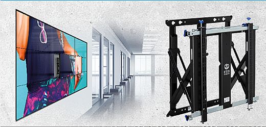 B-Tech新品 | 超薄視頻墻掛架, 支持快速安裝及檢修圖片